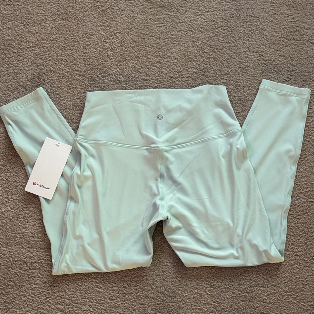 LuluLemon athletica Mint Green High-Rise Leggings size women’s 10 NWT